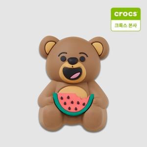 [크록스 본사] 수박 먹고있는 곰 지비츠 10014941