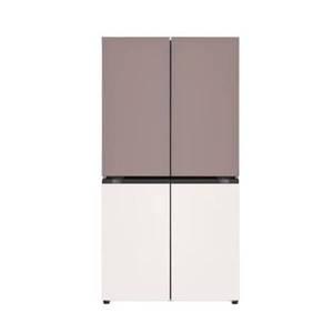 [LG] LG전자 4도어 870L 메탈 핑크+베이지 (T875MKE012) 멀티냉각방식 (O)