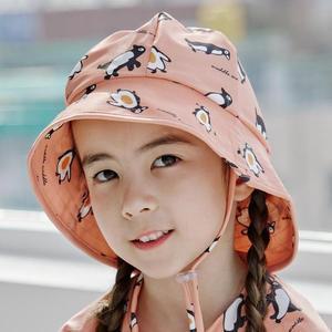 [BZFFIM6L_51GX]베베샤 썬블럭햇 펭귄 어린이모자