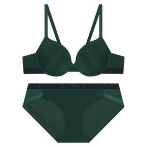 [게스언더웨어](강남점)블랙밴딩 골드로고 캐주얼 와이어브라+팬티세트DGR(GDWBR911/BP911)