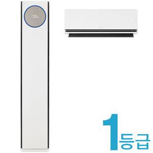 FQ25FN9HE2 LG 휘센 오브제컬렉션 타워1 에어컨/기본설치포함/9시리즈 2in1 25+6평형 2025년 1등급/크림화이트/