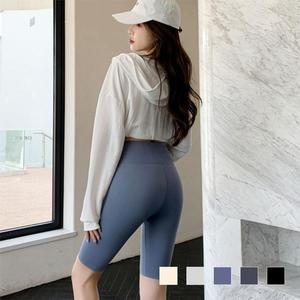 [BZJLMUON_51IB]여자 바이커쇼츠 5부 트렌드 1P 레깅스