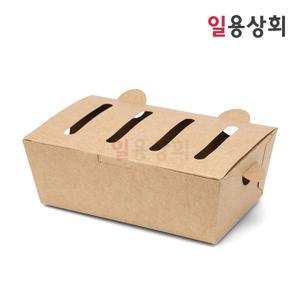 바삭 치킨박스 IK 대 192x113x73mm 200개 크라프트 / 중식 탕수육
