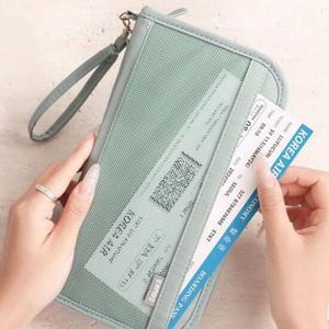 지갑 방지 고급 여권 트렌드 RFID 해외여행 도난 미니