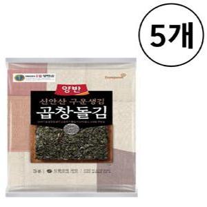 동원 구운생김 곱창돌김[전장3P(5매)] x5개