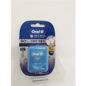 오랄비 3D화이트 치실 35m 특수코팅 미백플러스 x 3