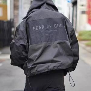 바람막이 후드 루즈핏 방수 Fear of God 재킷 지퍼
