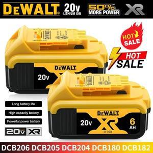 100% 오리지널 DEWALT 20V 배터리, dewalt 전동 공구 DCB606, DCB205,DCB206,DCBGene,DCB200 MAX,20V,60V,