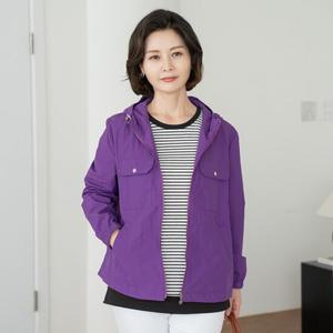 엄마옷 마담4060 투포켓후디점퍼 엄마들옷 -ZJP2503025-