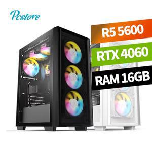 [기타]피씨스토어 AMD 베스트 게이밍PC 라이젠5 5600 RTX4060 (16GB, M.2 500GB)