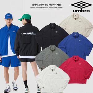[롯데백화점]엄브로 클래식 스탠넥 웜업 바람막이 자켓 UQ221CJK41 6종