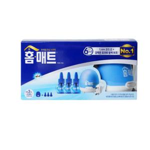 헨켈 홈매트 리퀴드 코드형 훈증기 + 리필 29ml(45일) x 3개입 액상 전자 모기향