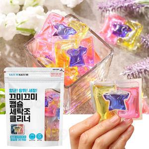 끄미끄미 세탁조 클리너 살균 세정 탈취 3in1 세탁기 통세척 캡슐 크리너 국산