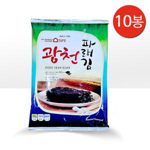광천김 천일염을 사용한 광천 파래김 전장김 20g 10봉