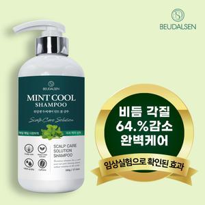 뷰달센 두피 비듬 케어 님트리 약산성 청소년 쿨 샴푸 500ml