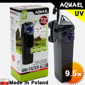 아쿠아엘 유니필터 측면여과기 750UV [9.5w]/살균기 열대어 수족관 수중모터 스펀지 구피 열대어 어항 수조