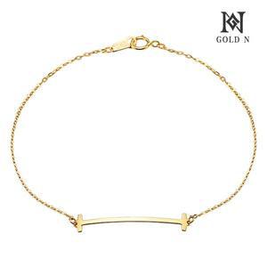 [골드앤] 18K 스마일티 팔찌 YG