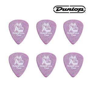 세트(6) 던롭피크 0.71mm 게이터그립 스탠다드 Dunlop