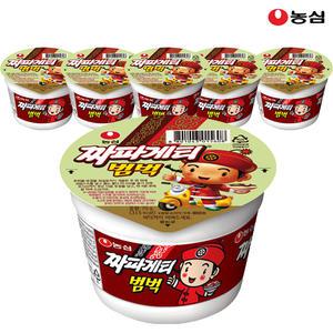 농심 짜파게티범벅용기 70g x 6개