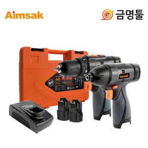 아임삭 AO310RM 충전콤보세트 10.8V 2.0AH AI310M AD310R세트 임팩 드릴콤보