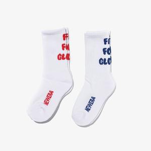 갤러리아 뉴에라키즈 에센셜 크루 삭스 2팩 핏 포 글로리 화이트(12861614)