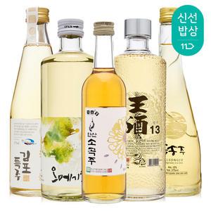 [품질보장]달빛약주세트_왕주,솔송주,한산소곡주,오메기술,김포특주