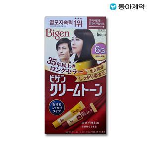 동아제약 비겐크림톤(자연갈색) 염색약 40g, 6G