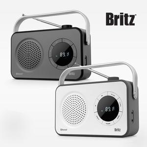 브리츠 BZ-R800BT 유무선 휴대용 블루투스 효도 소형 FM 라디오 USB재생 TF슬롯 AUX단자 알람시계