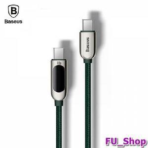 ForU994 베이스어스 LED 고속충전 데이터 케이블 1m 그린 데이터케이블 충전케이블