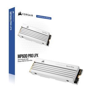 /정품/커세어 MP600 PRO LPX NVMe M.2 SSD White 4TB PS5용 M+