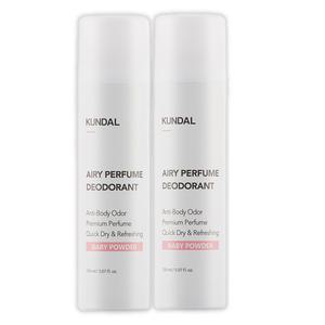 쿤달 데오드란트 베이비파우더향, 150ml, 2개