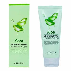 모공속까지 시원하게 아스파시아 모이스춰 폼 클렌징 클리어 알로에 180ml