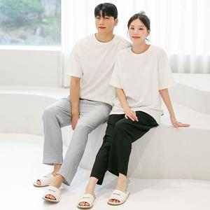 [버블돌]지지미 슬러시 9부 남여 커플 파자마바지