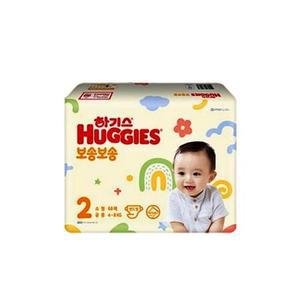 하기스 보송보송 밴드형 2단계 소형 공용 612매 /z