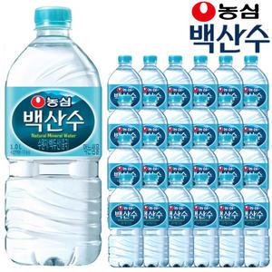 농심 생수 백산수 1L 24병