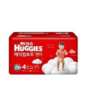 하기스 매직컴포트 팬티 4단계 대형 여아 400매 /z