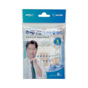 뉴 메디랩 아쿠아 멸균 밴드 S 8매입/방수밴드