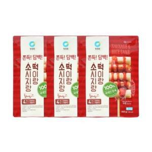 청정원 소시지랑 떡이랑 440g x 3개 소떡소떡