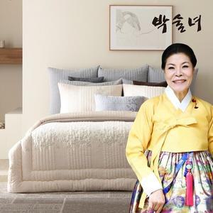 [K/킹] 박술녀 전구성 통워싱 순면 피그먼트 차렵 침구풀세트 : 작품명 초연