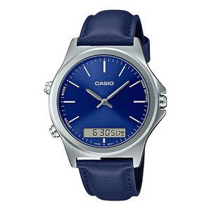 카시오 시계 MTP-VC01L-2E 가죽밴드 남성용 패션시계 CASIO 정품