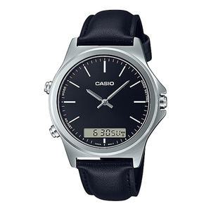 카시오 시계 MTP-VC01L-1E 가죽밴드 남성용 패션시계 CASIO 정품