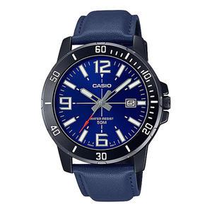 카시오 시계 MTP-VD01BL-2B 가죽밴드 남성용 CASIO 패션시계