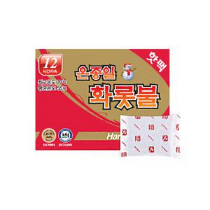 온종일 화롯불 일반형 80g 주머니 핫팩 100매
