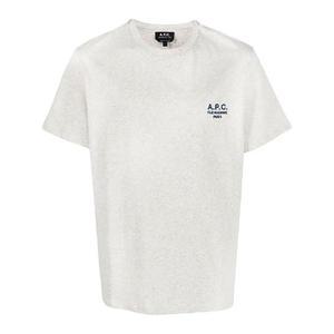 [아페쎄]APC 아페쎄 반팔 티셔츠 루마담 로고 남성 그레이 COEZC H26840 PAA