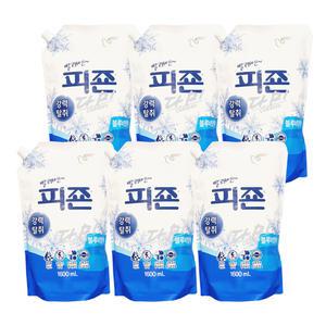 피죤 레귤러 피죤 블루비앙카 섬유유연제 리필 1600ml x6개