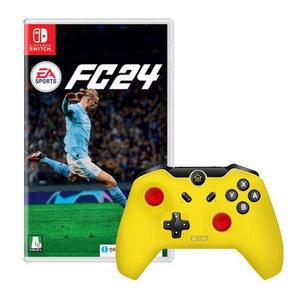 닌텐도 스위치 EA SPORTS FC24 피파24 한글판 + 네오무선컨트롤러 옐로우 S