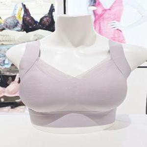 비비안(수비비안)[여성 브라]무봉제 프리컷 가슴을 모아주는 네크 크로스 브라(NC해운대)BR9608라벤더)
