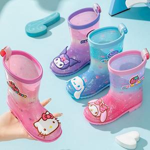 [산리오] 펄 레인부츠 장화 시나모롤 쿠로미 마이멜로디