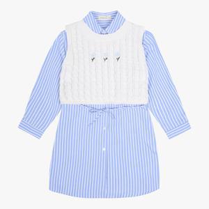 [11번가] 일로딜로 말랑 플라워 조끼 원피스 세트 IDOW2411Z