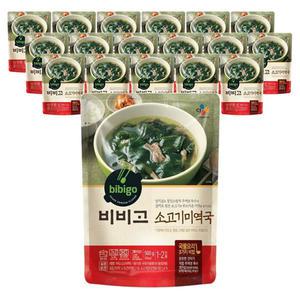비비고 미역국500gx18개/비비고/즉석국